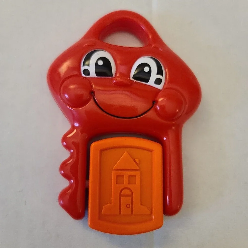 Fisher Price Baby Teethers Rattle Lovey Monkey Lion Keys Lot of 6